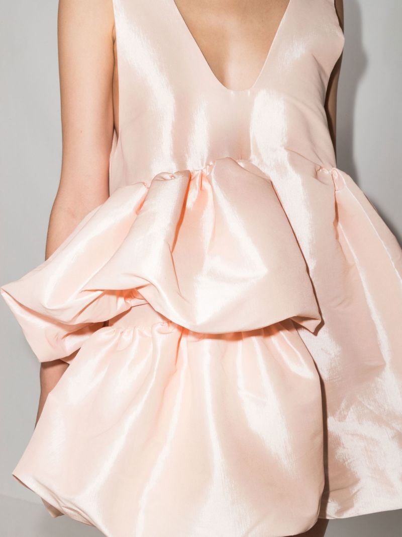 Pink Nono Ruffled Mini Dress