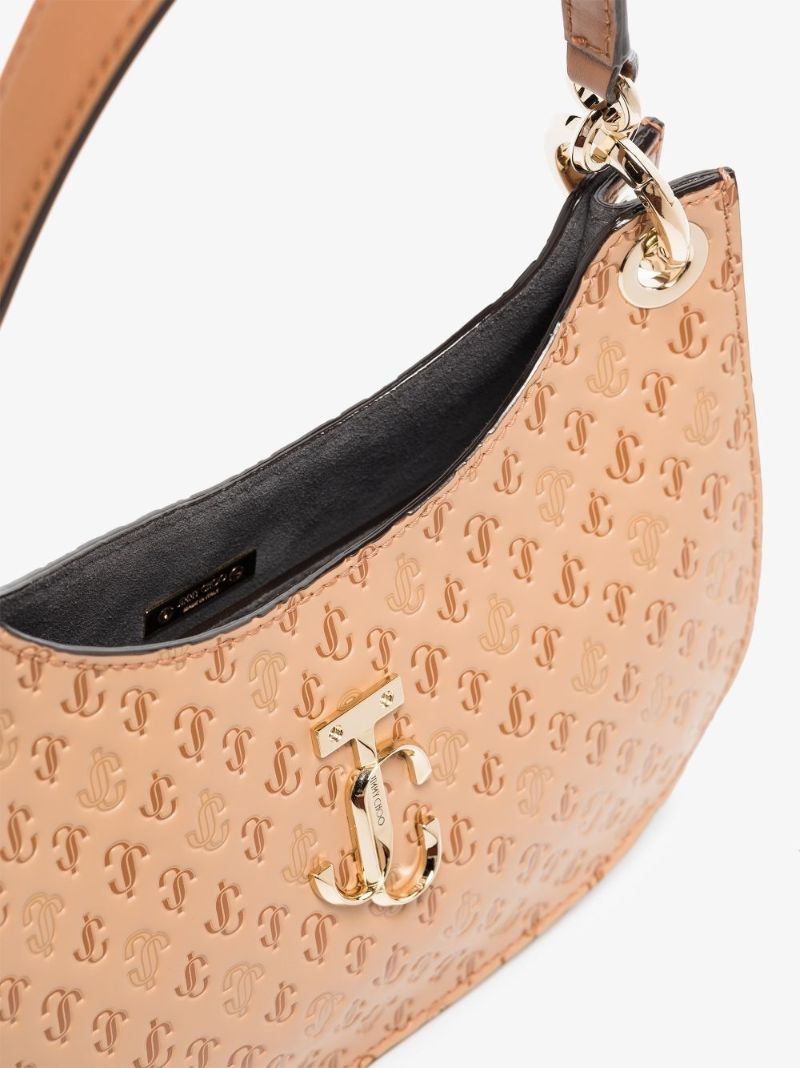 Neutral Varenne Small Hobo Leather Tote