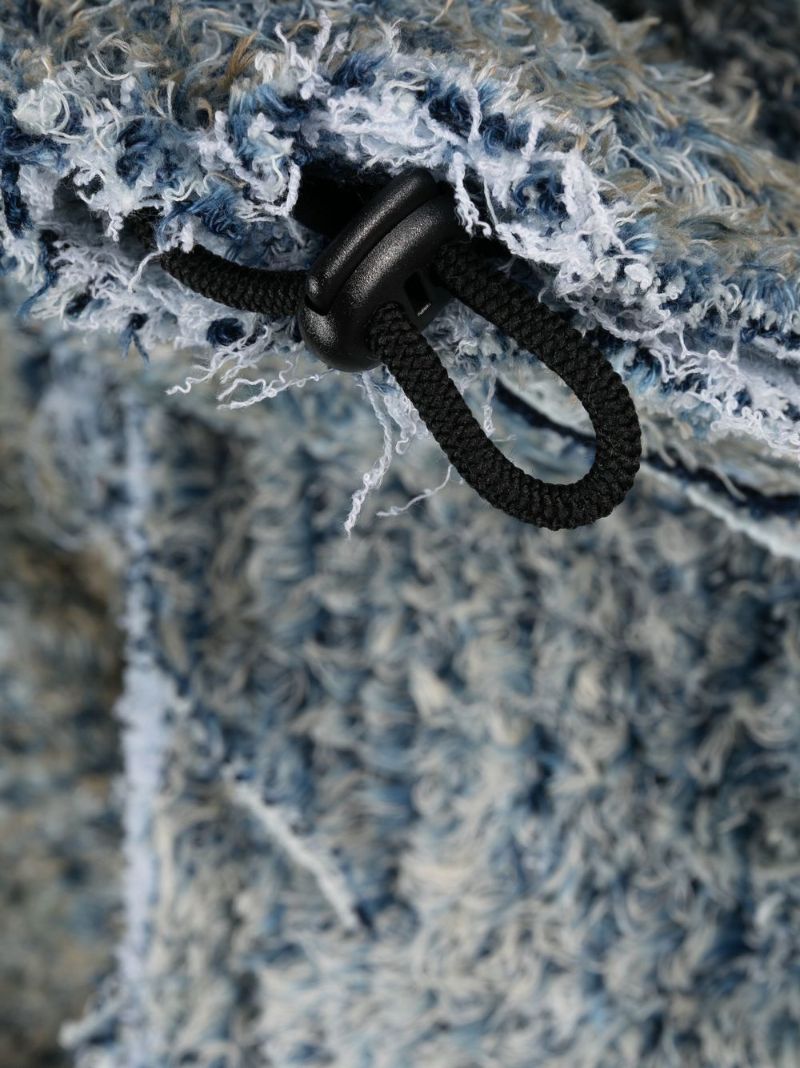 Blue D-fsb Oversized Coat