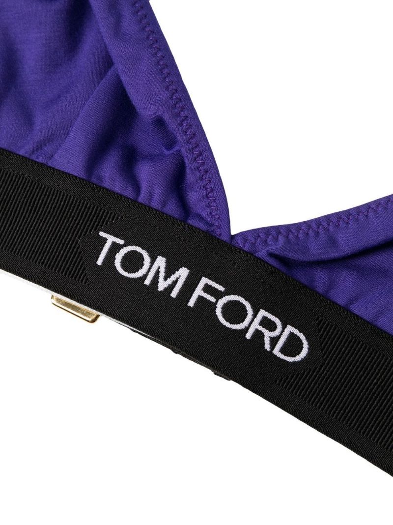 Purple Logo Underband Bra