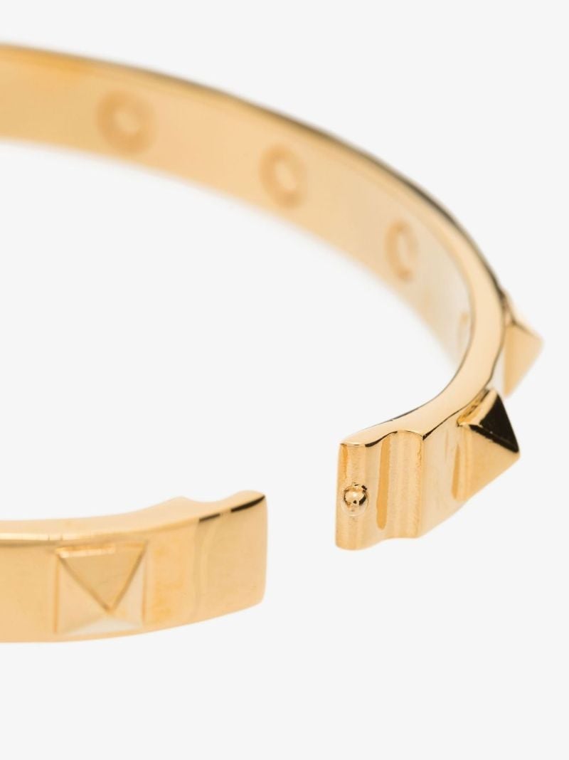 Gold-tone Rockstud Bangle Bracelet