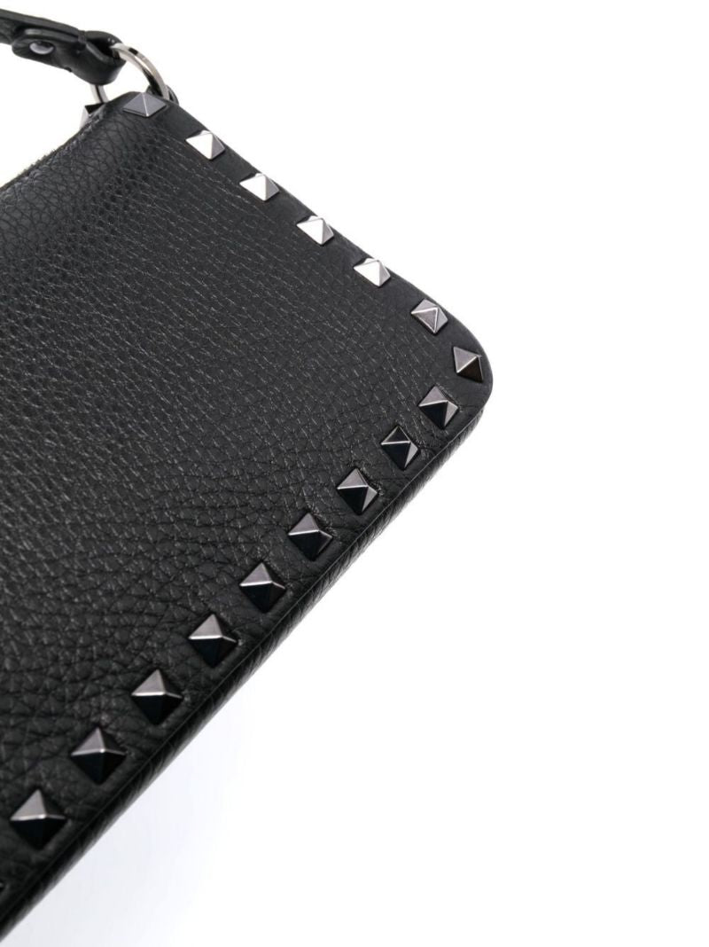 Val Rockstud Sml Lthr Shldr Bag