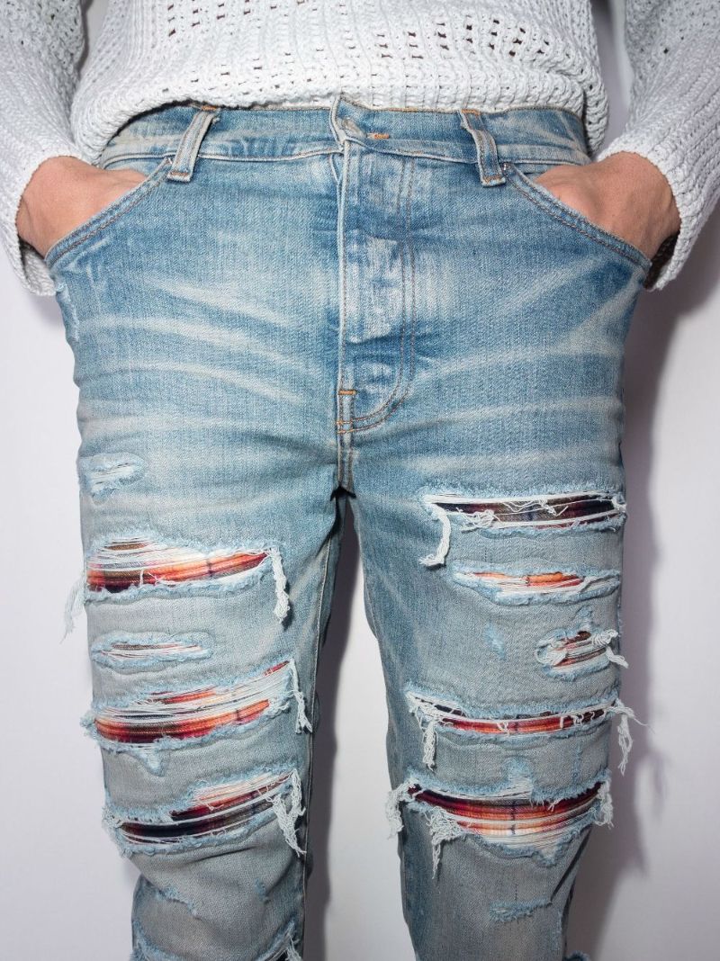 Thrasher Plaid Bandana Skinny Jeans
