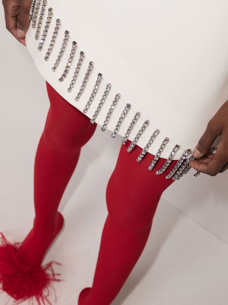 Cup-chain Mini Dress