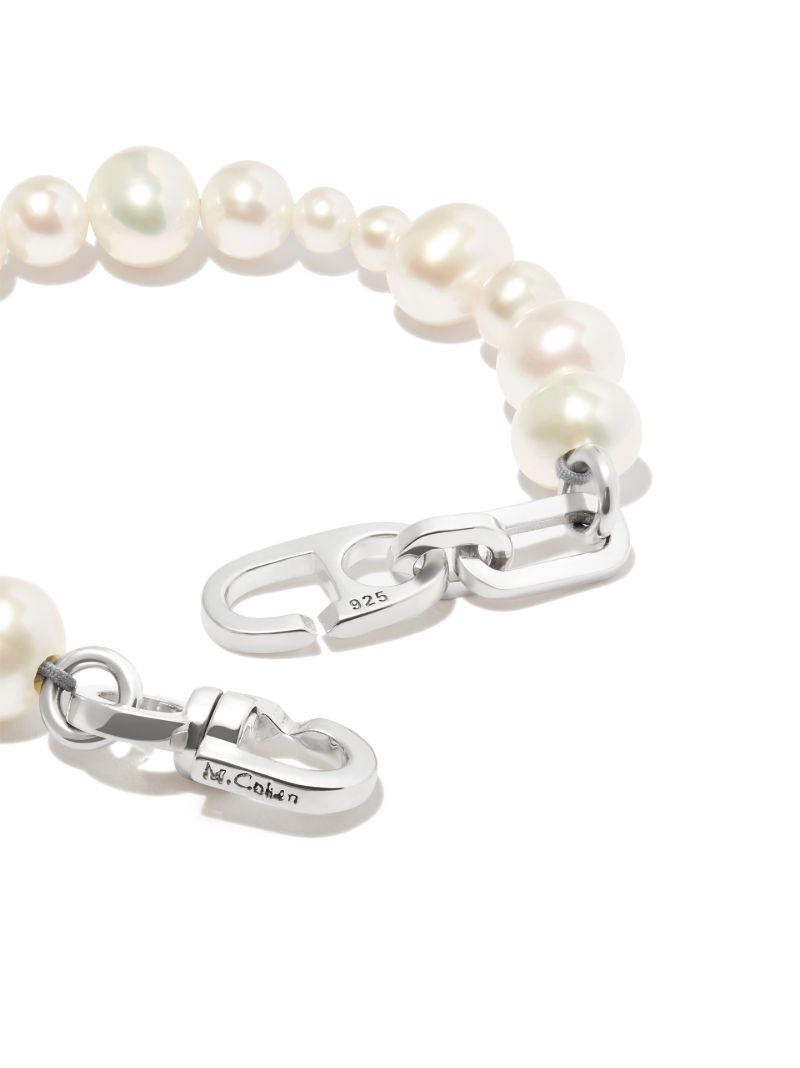 Silver-tone Reidak Pearl Bracelet