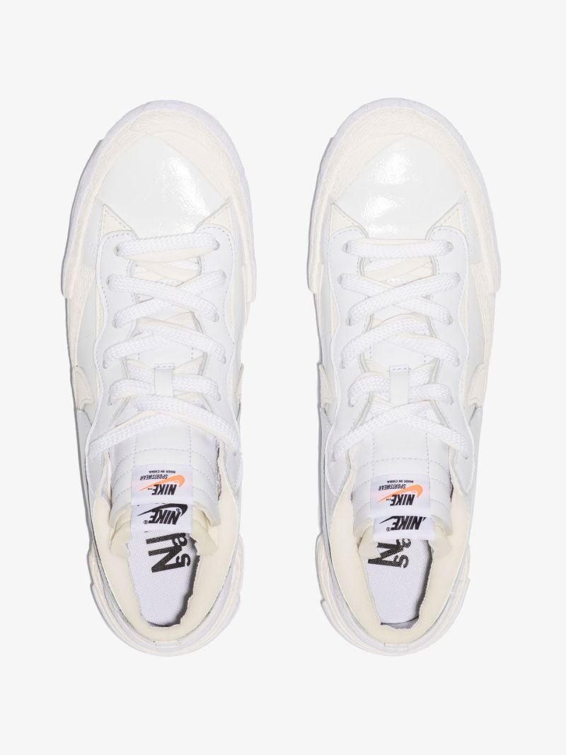 X Sacai White Blazer Low Sneakers
