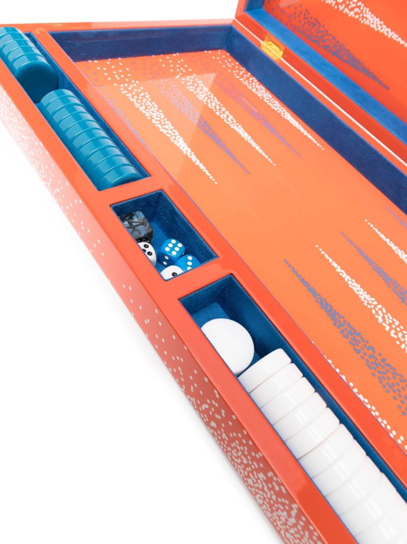 Orange Vapor Backgammon Set