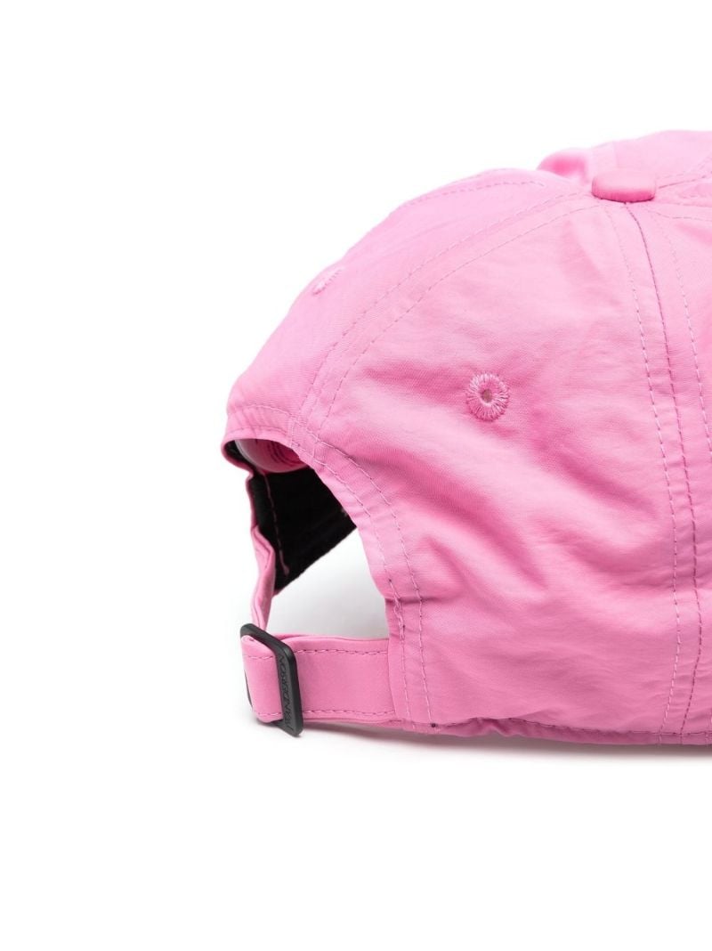 Pink Embroidered Anchor Baseball Cap