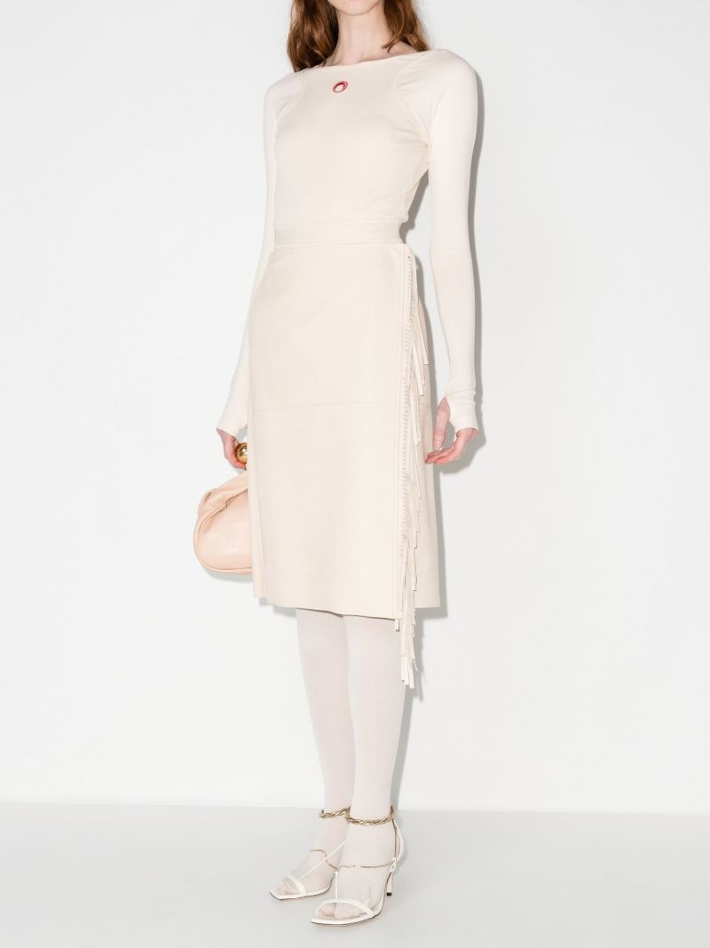 Neutral Logo Ribbed Organic Cotton Bodysuit