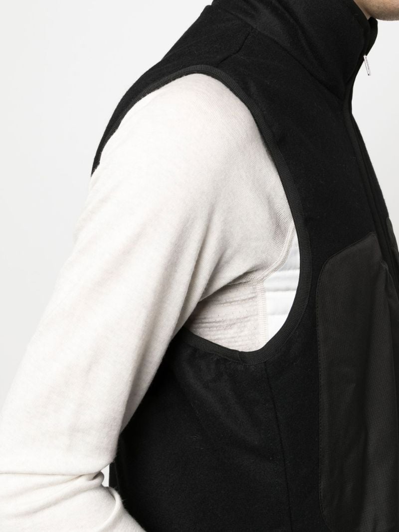 Black Sjakki Wool Gilet