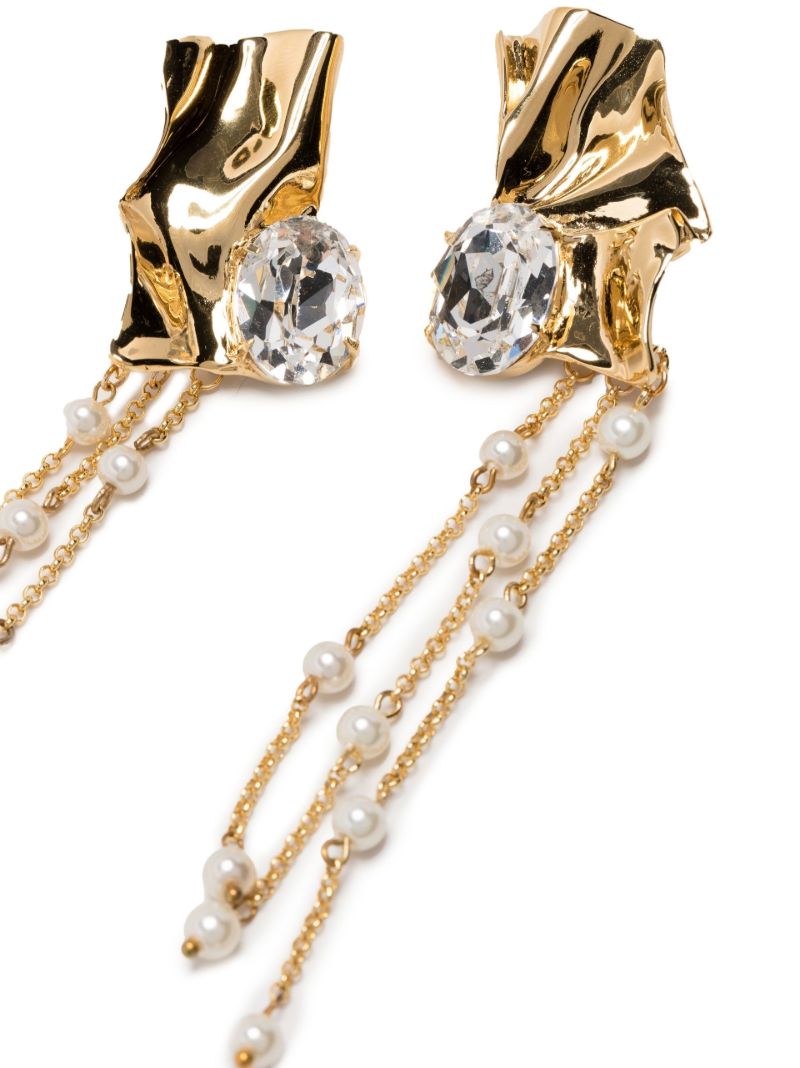 Gold-tone Kiki Pearl Drop Earrings