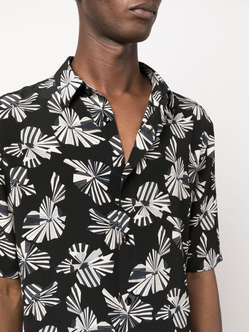 Black Graphic Print Shirt