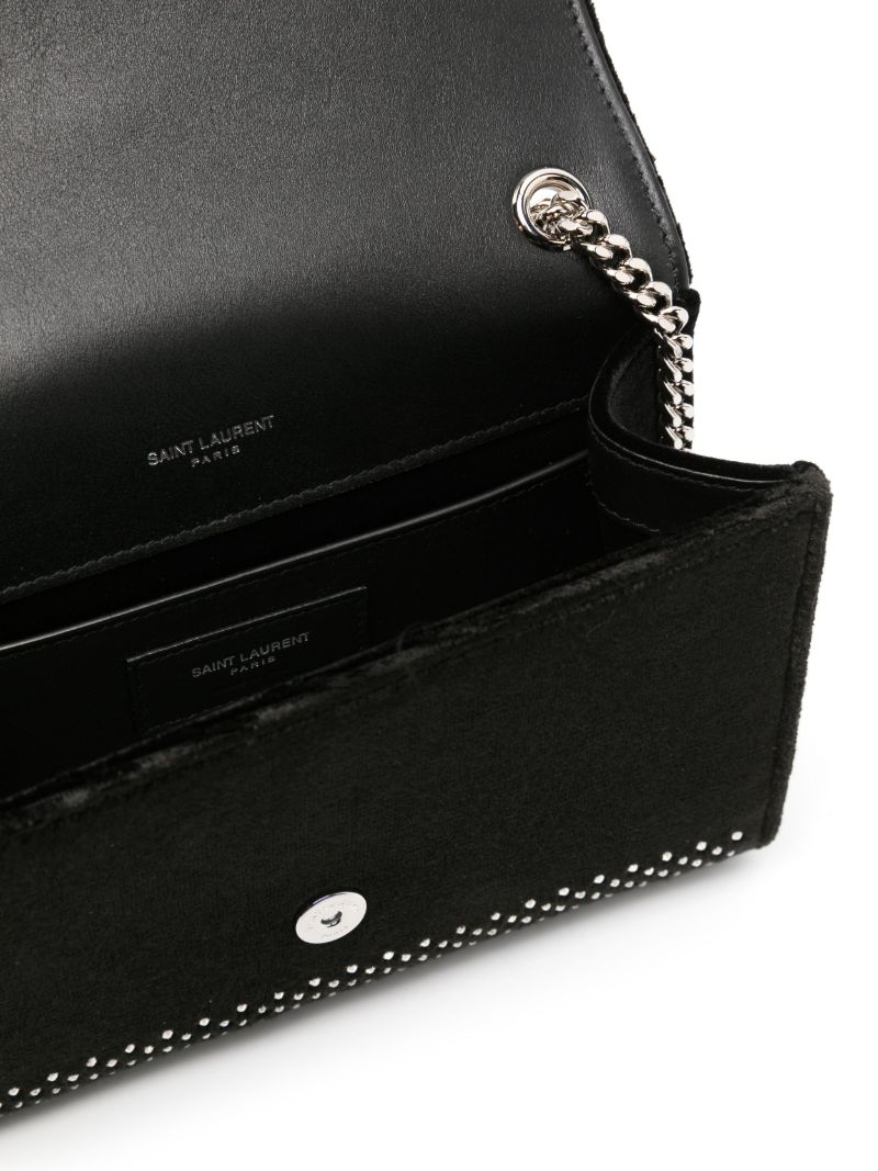 Black Small Kate Crystal-embellished Shoulder Bag