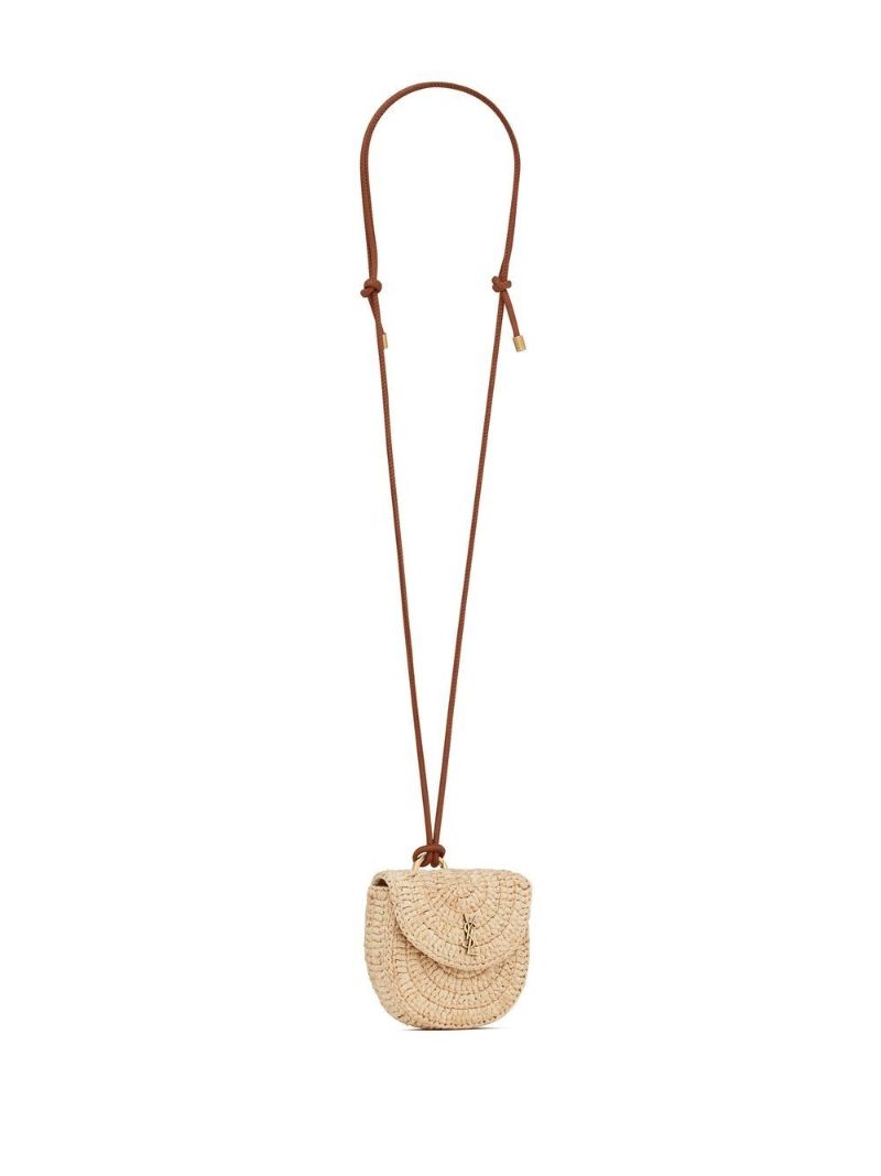 Neutral Panier Raffia Airpod Case