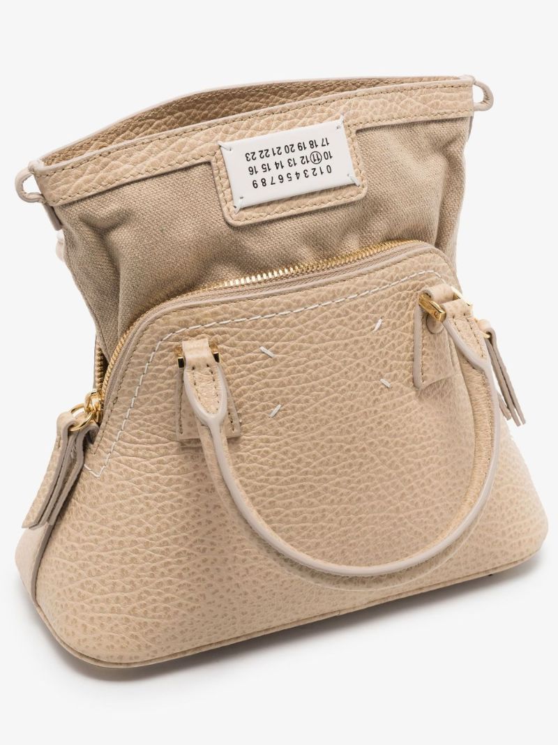 Neutral 5ac Mini Leather Tote Bag
