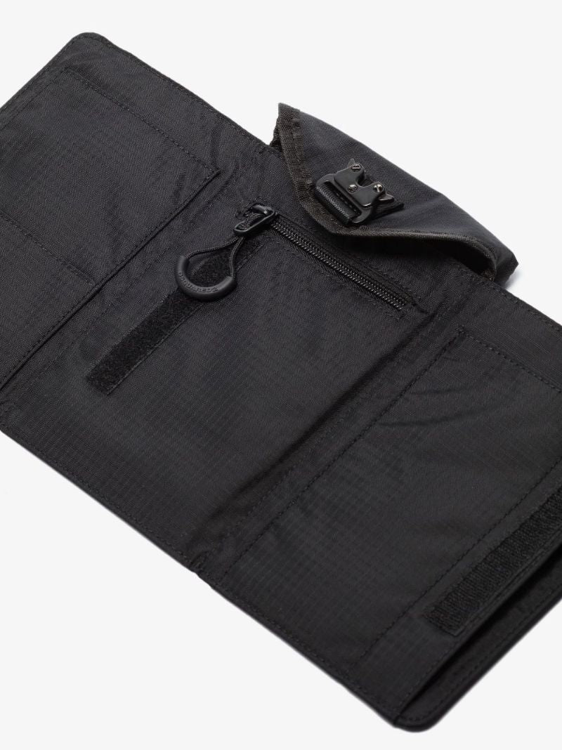 Black Ceresio 9 Logo Print Ripstop Cross Body Pouch