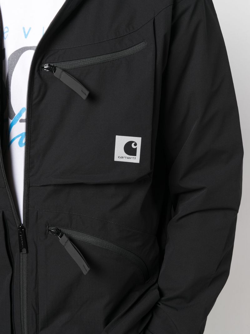 Black Hewitt Hooded Jacket