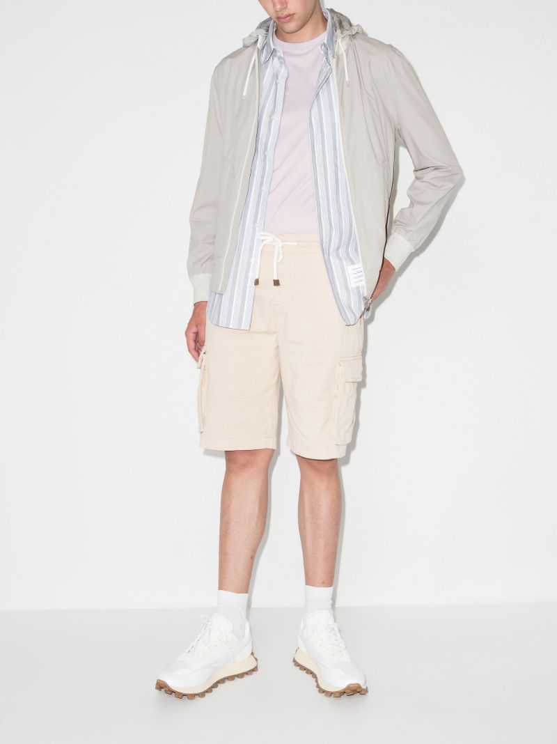 Detachable Hood Bomber Jacket