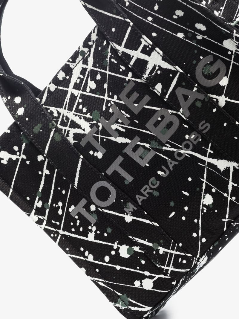 Black the Splatter Mini Tote Bag