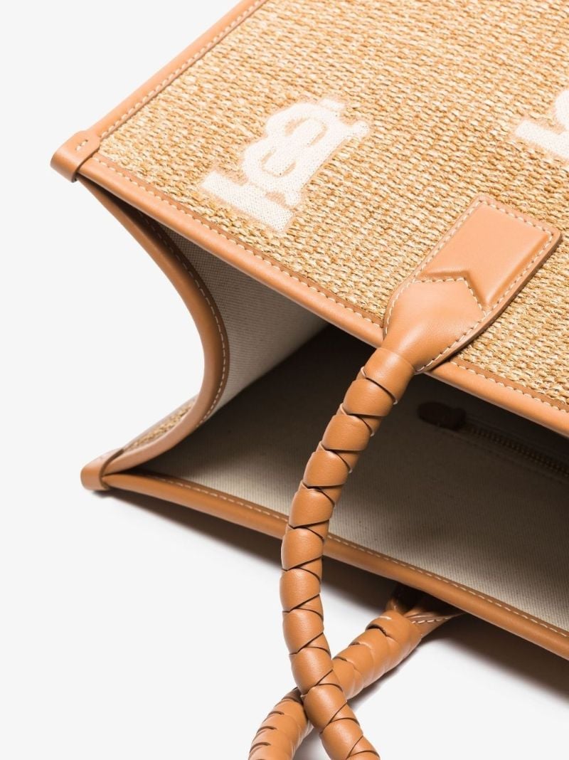 Neutral Freya Logo Embroidered Tote Bag