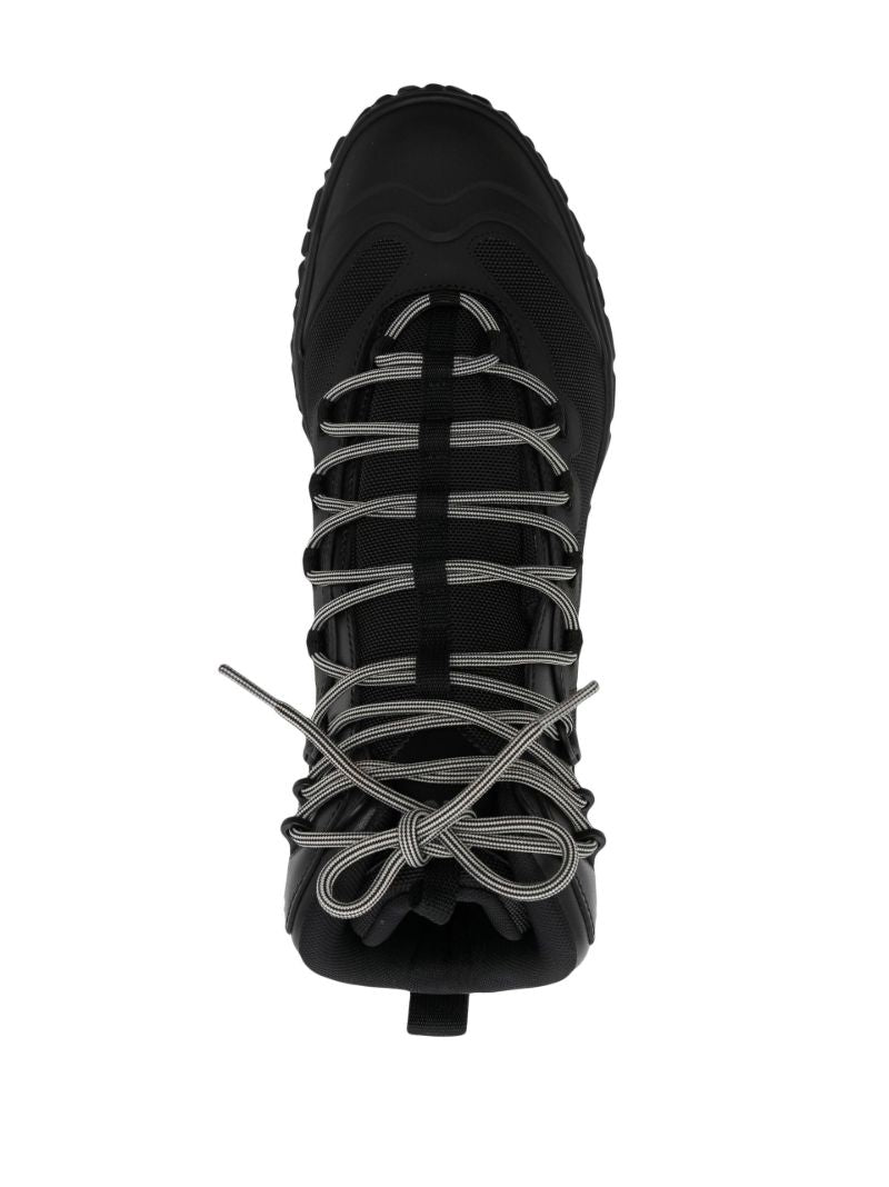 Black Mesh Hiking Boots