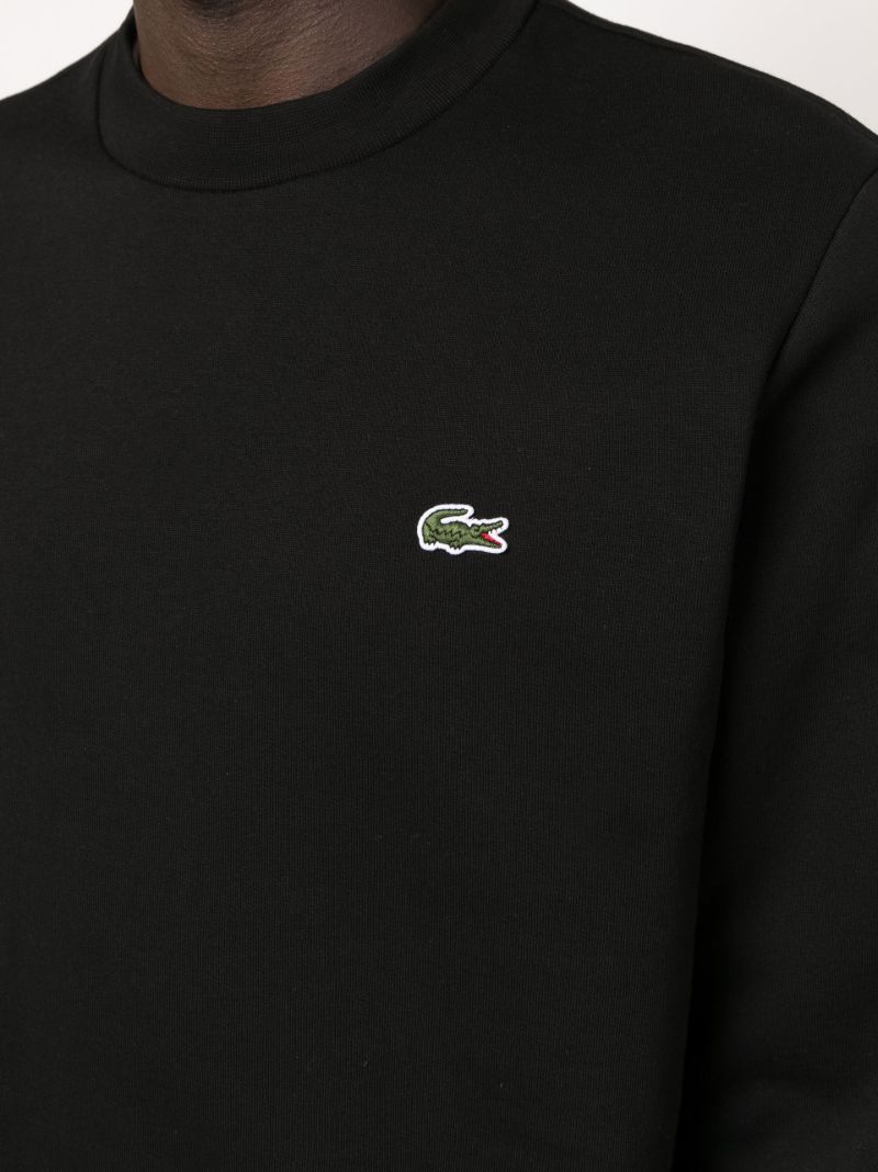 Black Logo Embroidered Sweatshirt