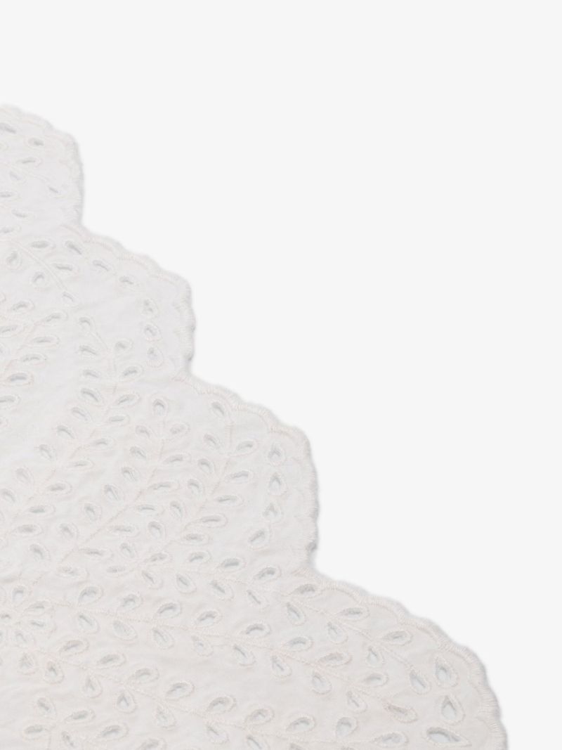 White Vienne Broderie Anglaise Placemat