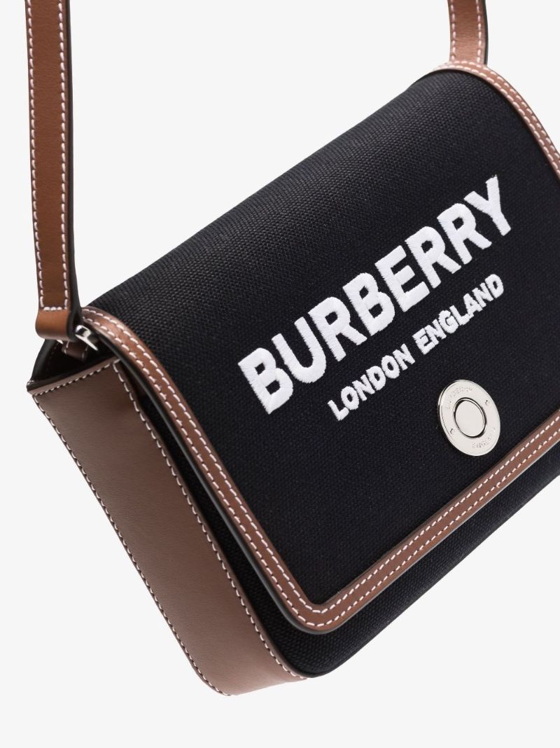 Black Logo Cross Body Bag