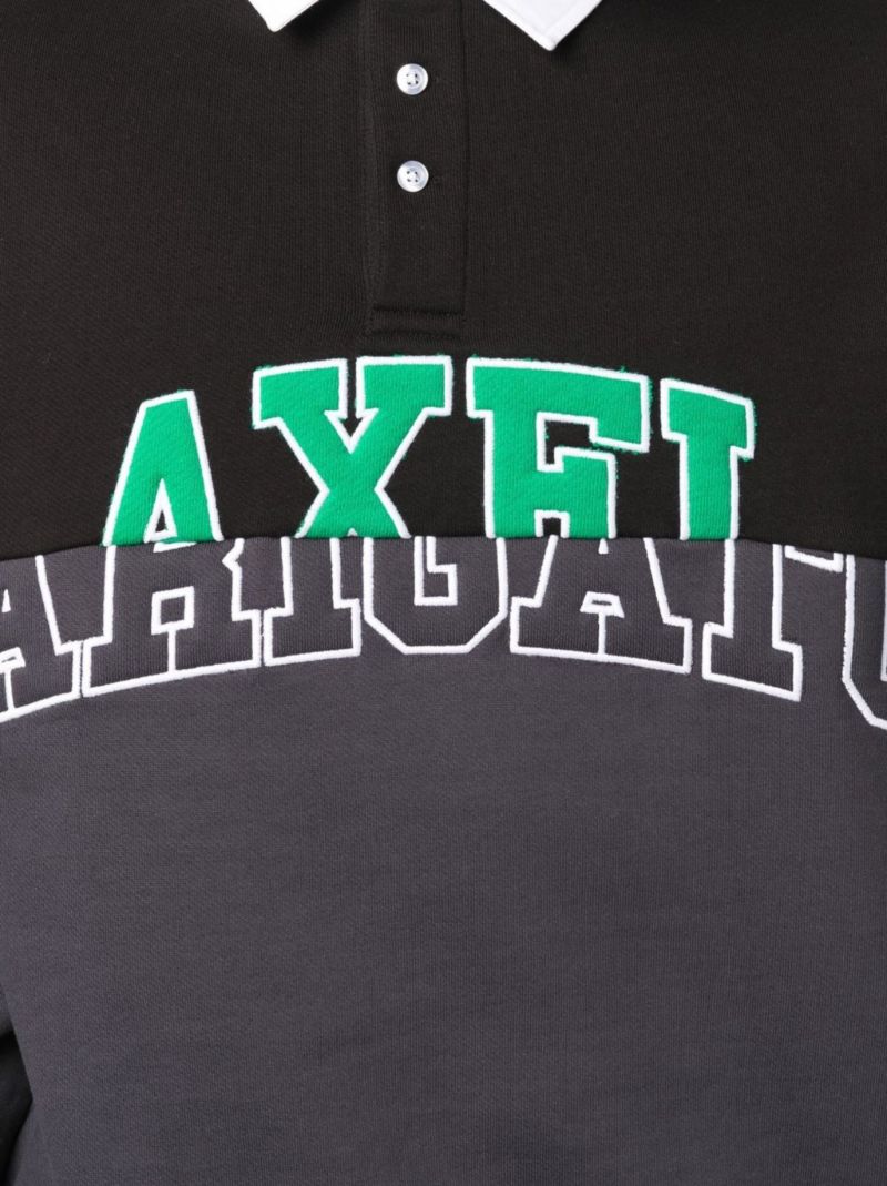 Black Unify Rugby Polo Sweatshirt
