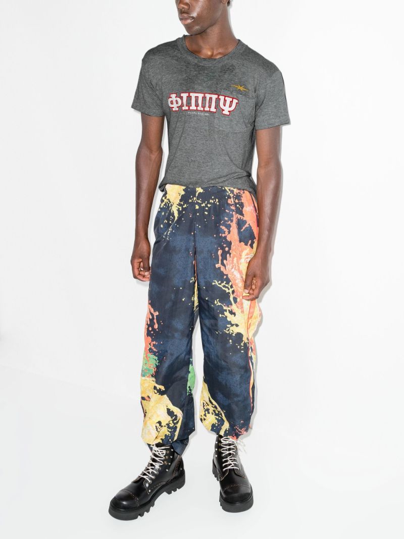 Grey Logo-print T-shirt