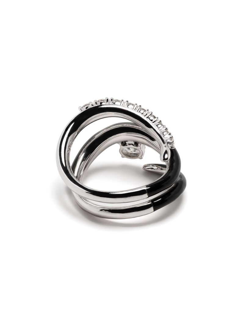 18k White Gold Oui Diamond Ring