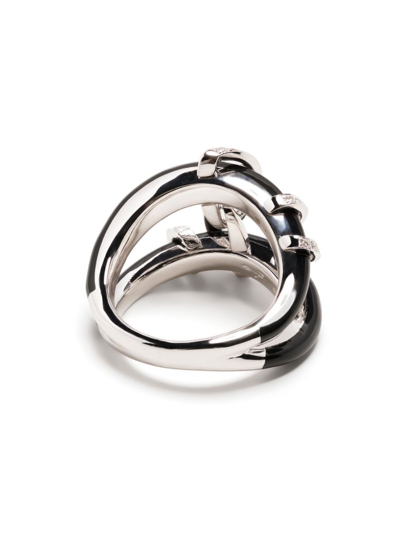 18k White Gold Oui Diamond Ring