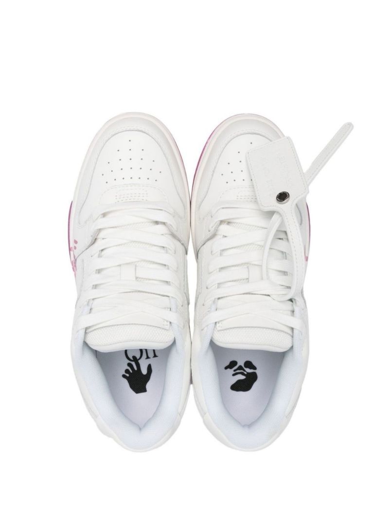 White Out of Office ââ_x0082_¬Ë_x009c_for Walkingââ_x0082_¬â_x0084_¢ Leather Sneakers