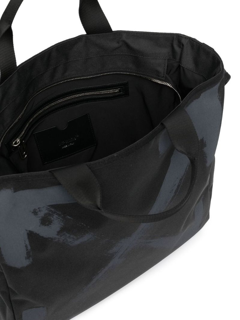 Black Arrows Print Tote Bag