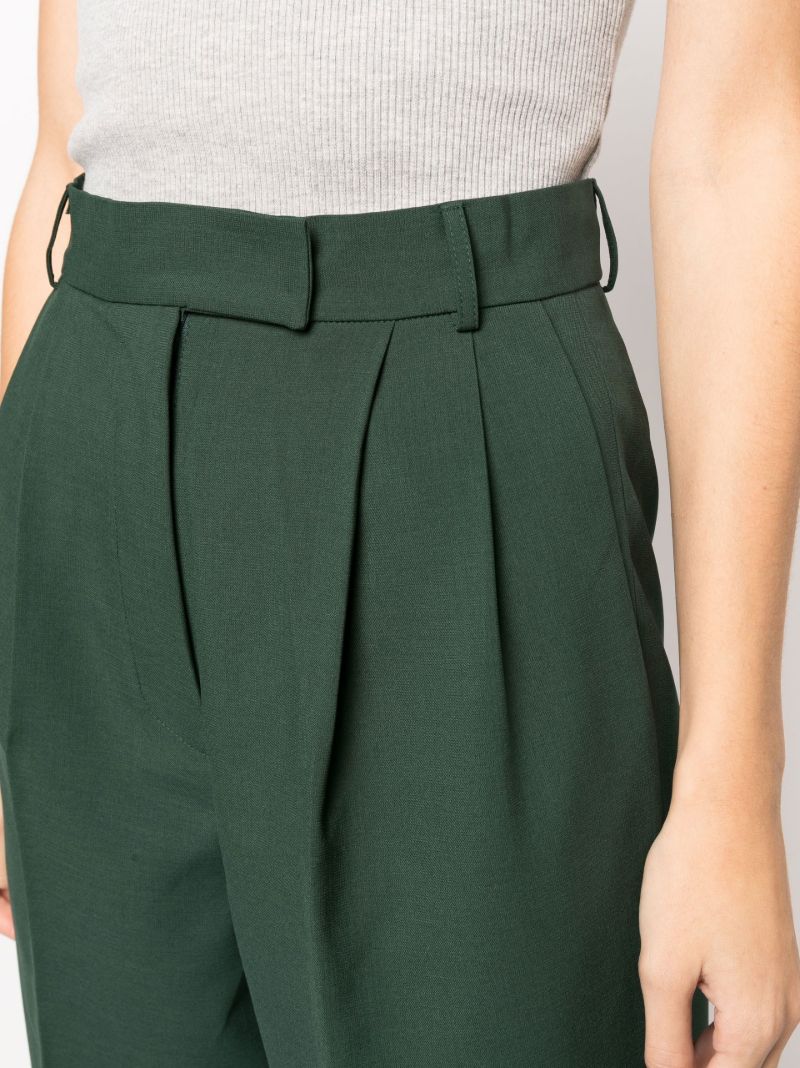Green Bea Straight-leg Trousers