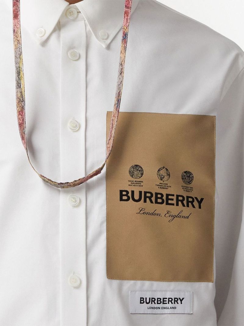 White Label Print Cotton Shirt