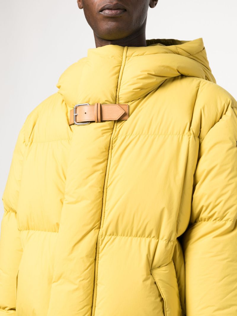 1 Moncler Jw Anderson Yellow Wintefold Hooded Quilted Jacket