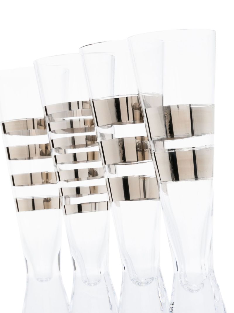 Grey Tank Champagne Glass Set