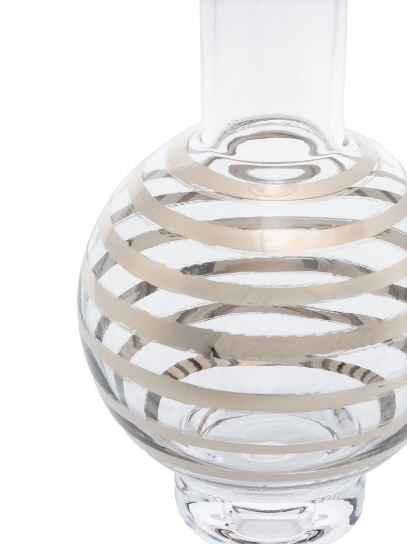 Silver-tone Tank Water Drinkware Set