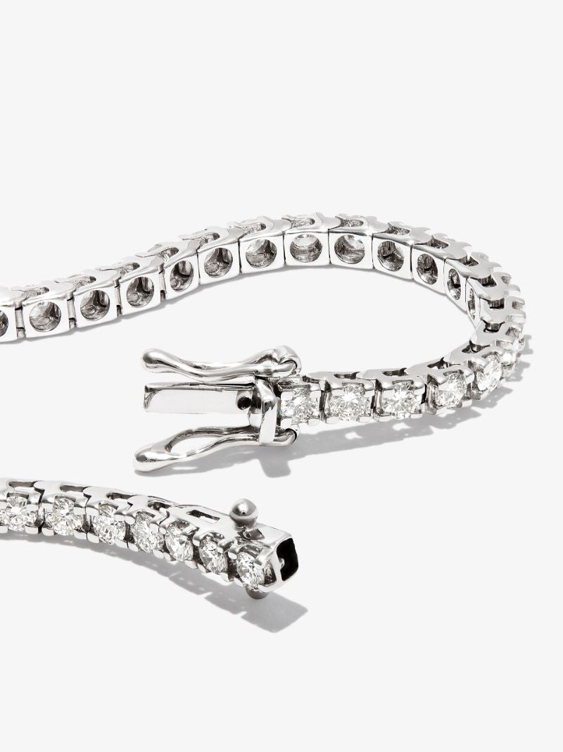 14k White Gold Spectra Diamond Tennis Bracelet