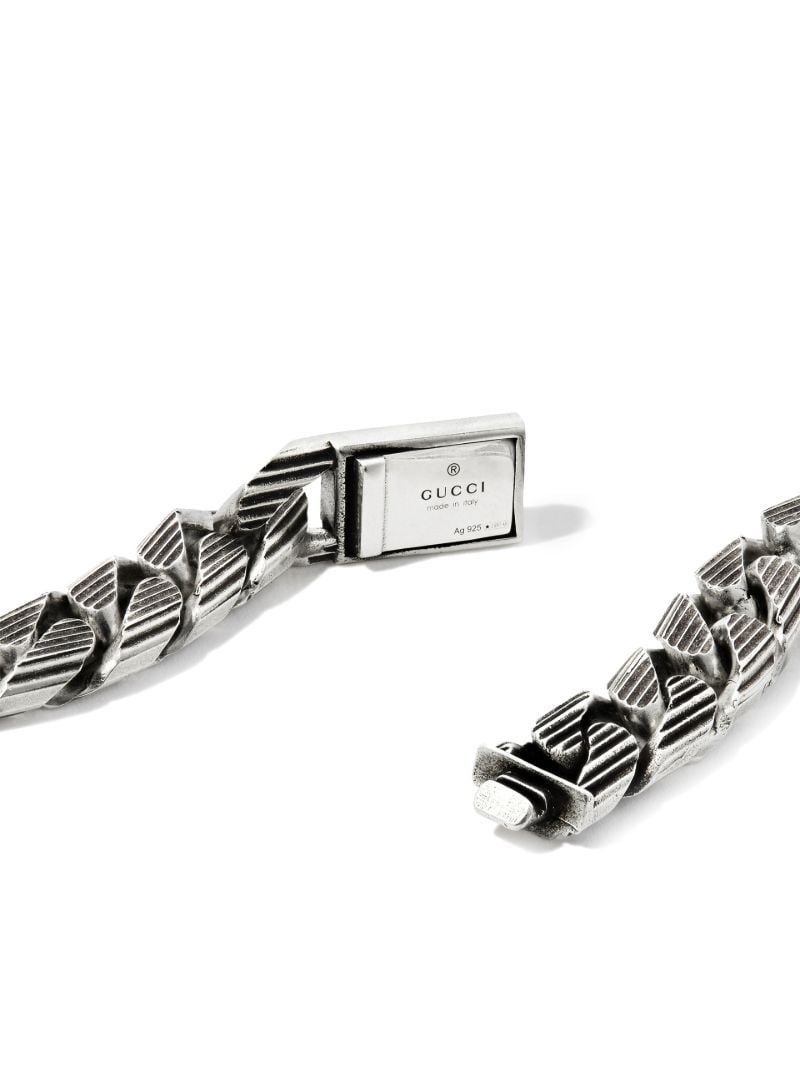 Sterling Silver Enamel Tag Necklace