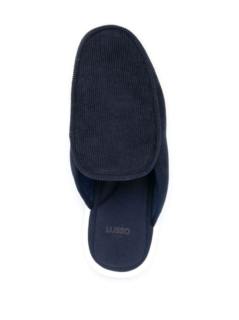 Blue Esto Corduroy Slippers