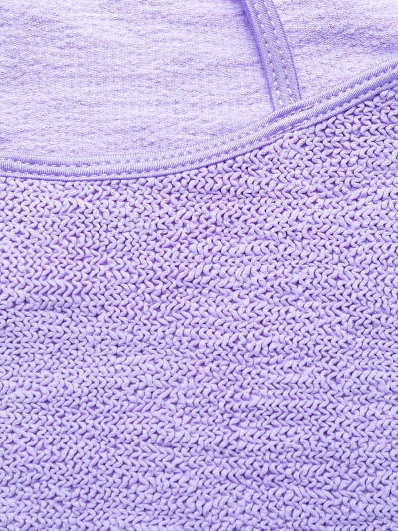 Purple Pamela Crinkle Swimsuit