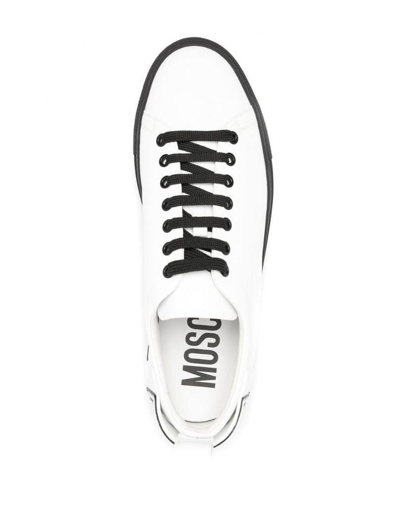 White Logo-patch Sneakers