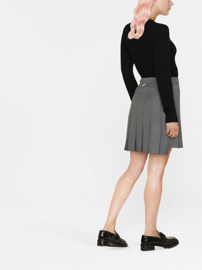 Black Julianna Cashmere Cable Knit Sweater