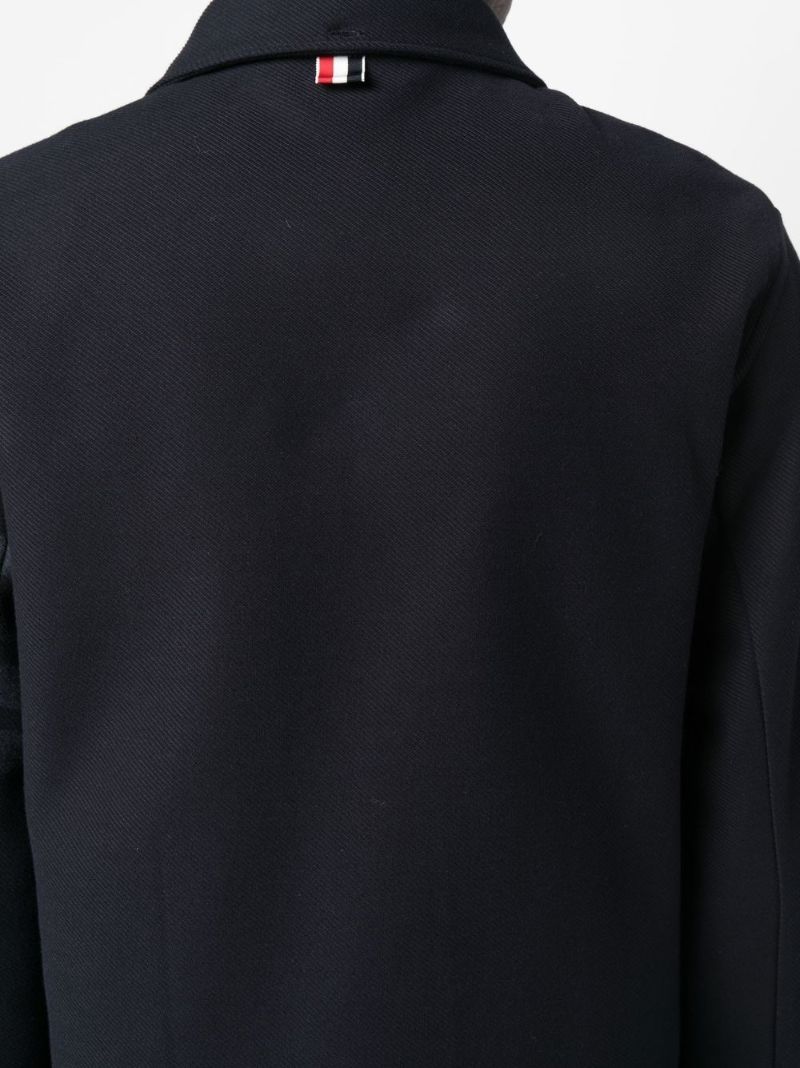 Blue 4-bar Stripe Cotton Shirt