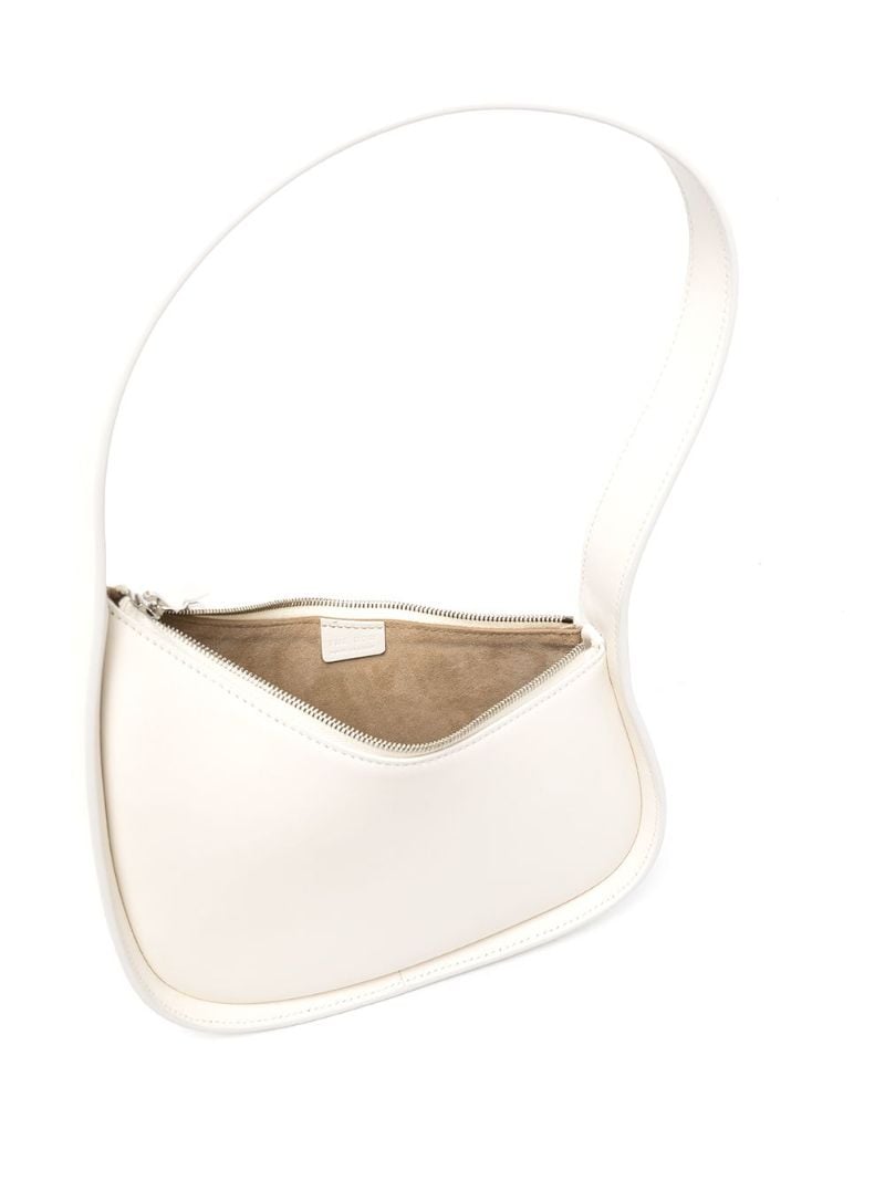 White Half Moon Tote Bag