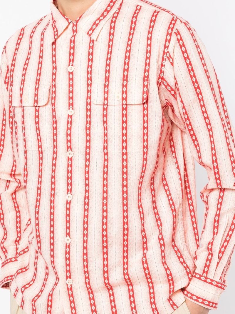 Pink Striped Shirt