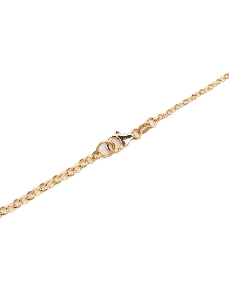18k Yellow Gold Protection Lariat Necklace