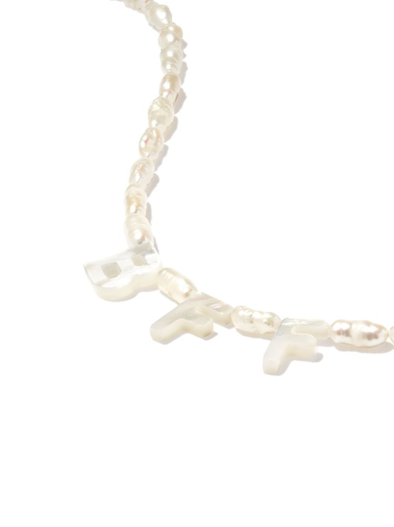 9k Yellow Gold Bff Mother-of-pearl Necklace